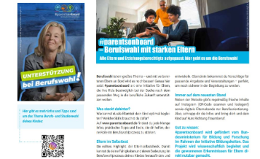 Textbeitrag auf AzubiMovie Auschnitt des Beitrags zu #parentsonboard im Ausbildungsmagazin von AzubiMovie